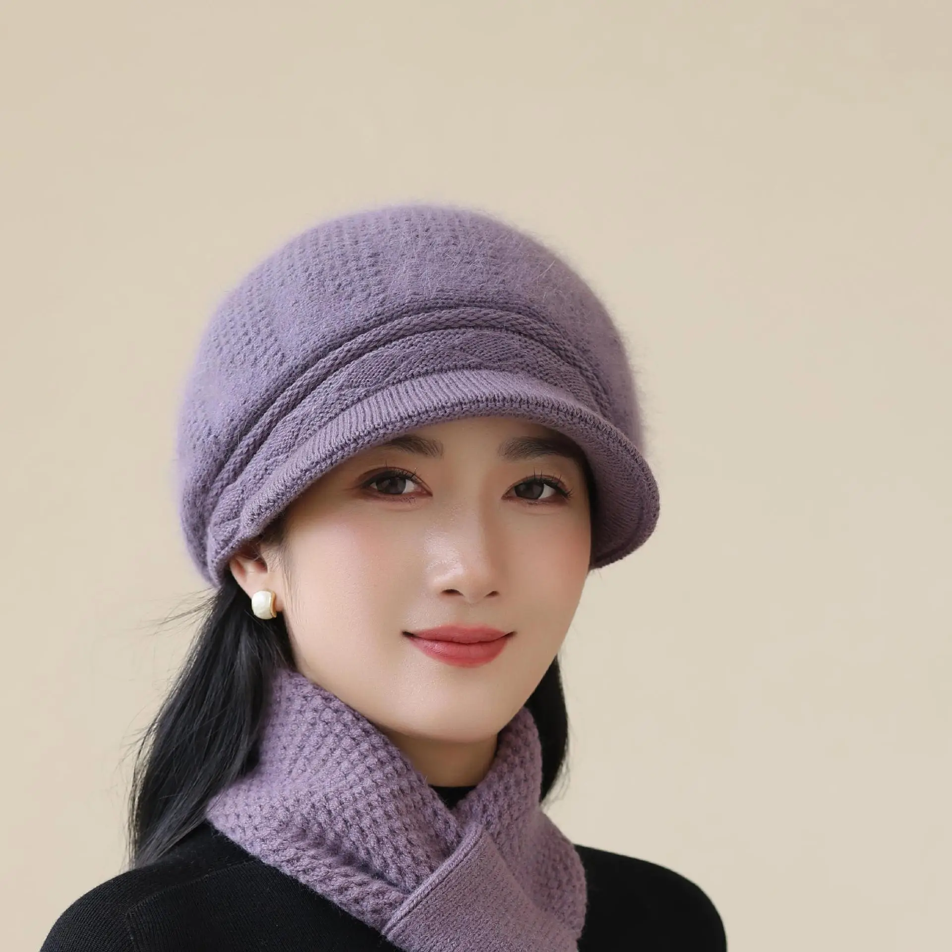 Women Knit Pom-Pom Hat Windproof Winter Warm — feature 9