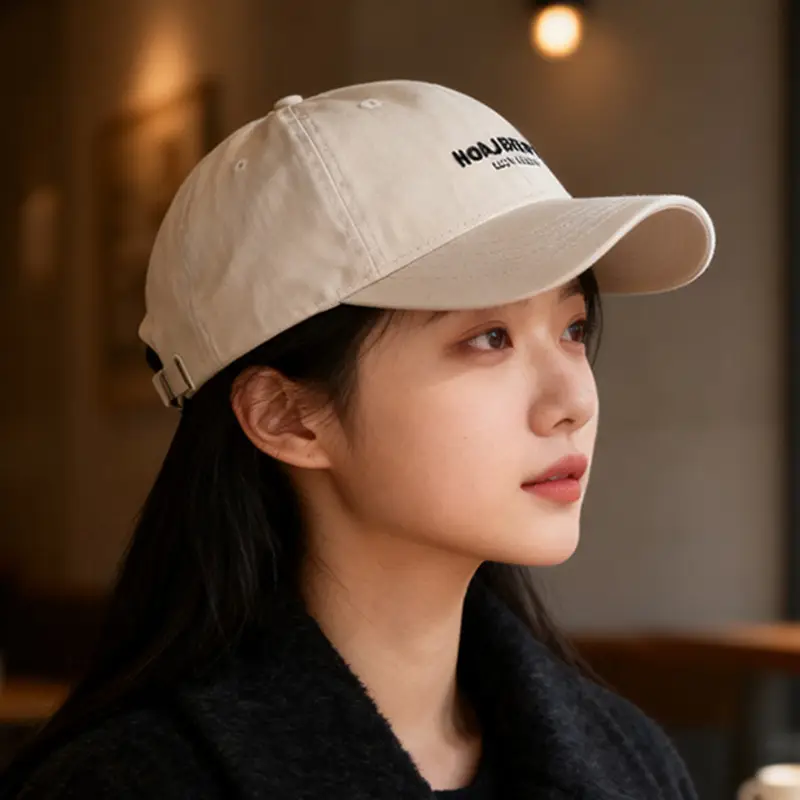 Maroon Embroidered Baseball Cap Large Head - Image 9