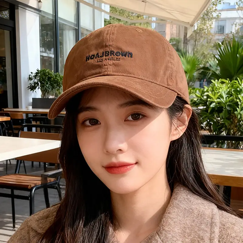 Maroon Embroidered Baseball Cap Large Head - Image 10