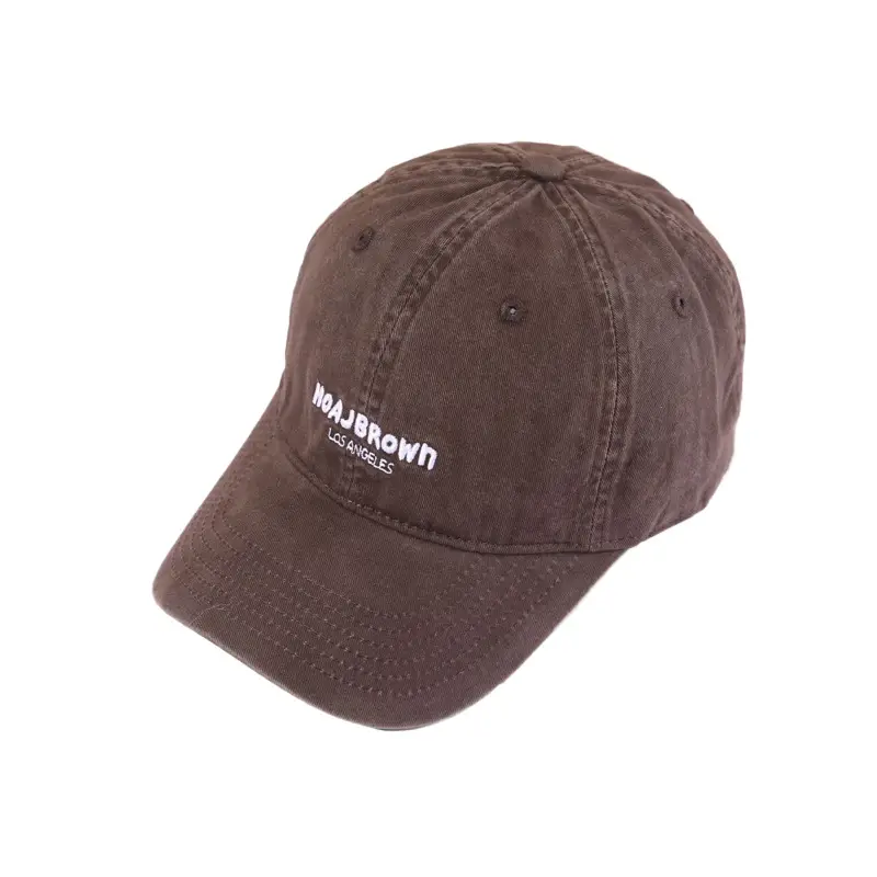 Maroon Embroidered Baseball Cap Large Head - Image 11