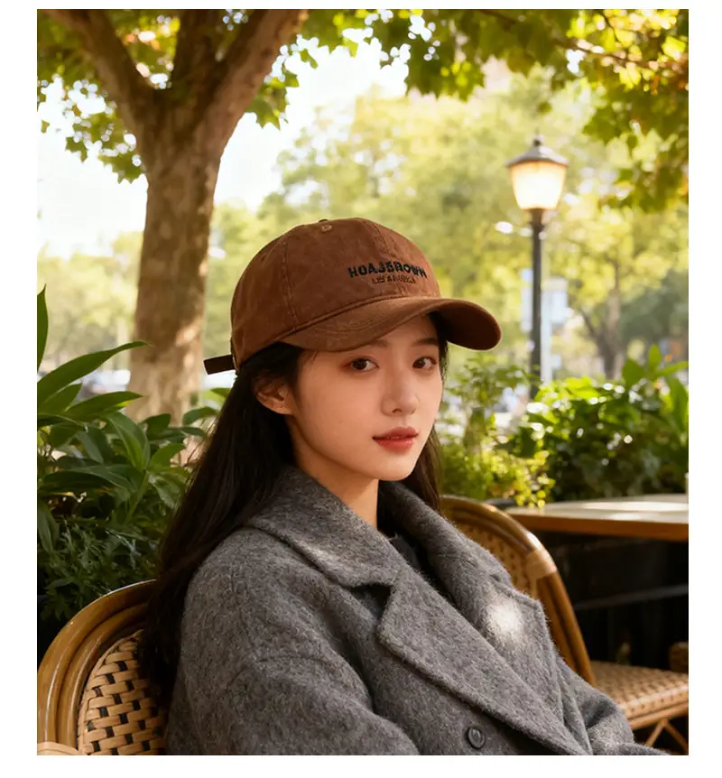 Maroon Embroidered Baseball Cap Large Head — feature 12