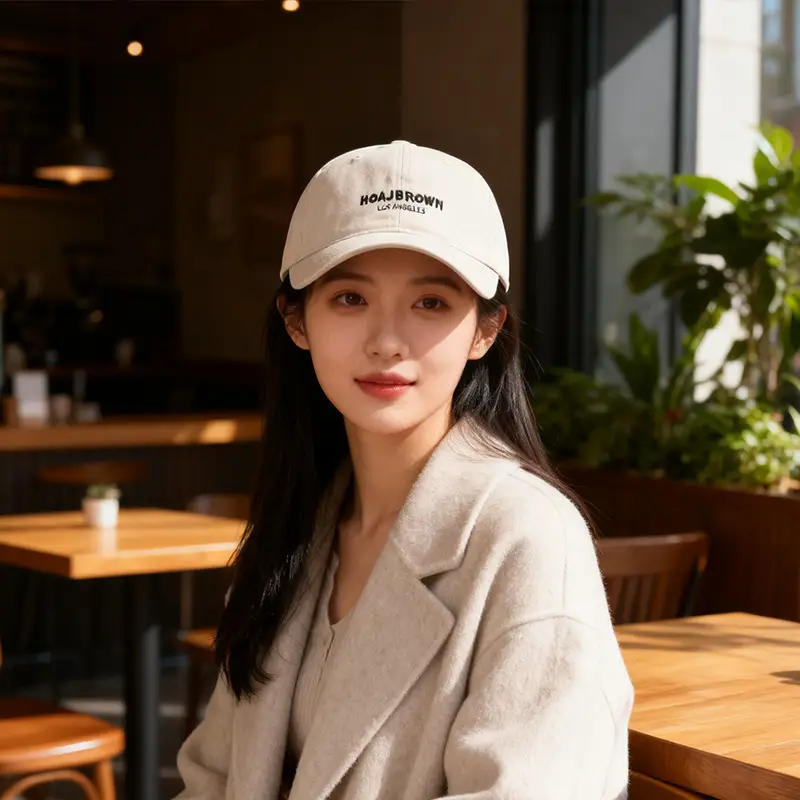Maroon Embroidered Baseball Cap Large Head - Image 6