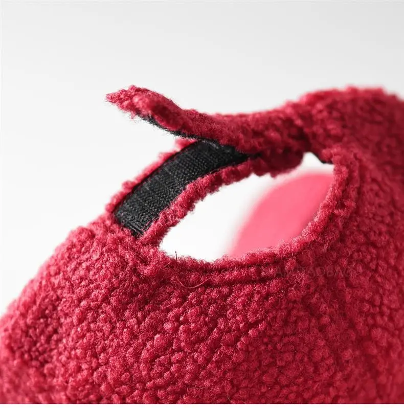 White Wool Baseball Cap Warm Windproof Men Women — feature 11