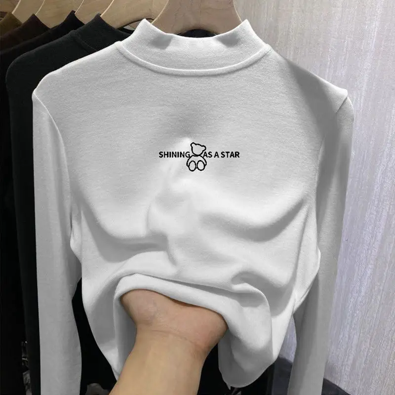 Girls German Velvet T-Shirt Black Long Sleeve - Image 28