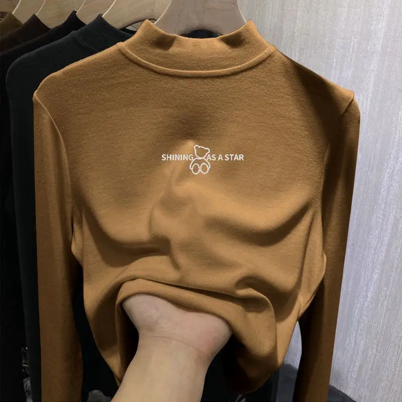 Girls German Velvet T-Shirt Black Long Sleeve - Image 29