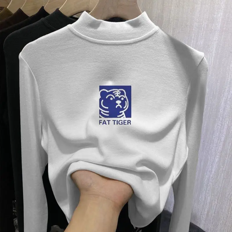 Girls German Velvet T-Shirt Black Long Sleeve - Image 6