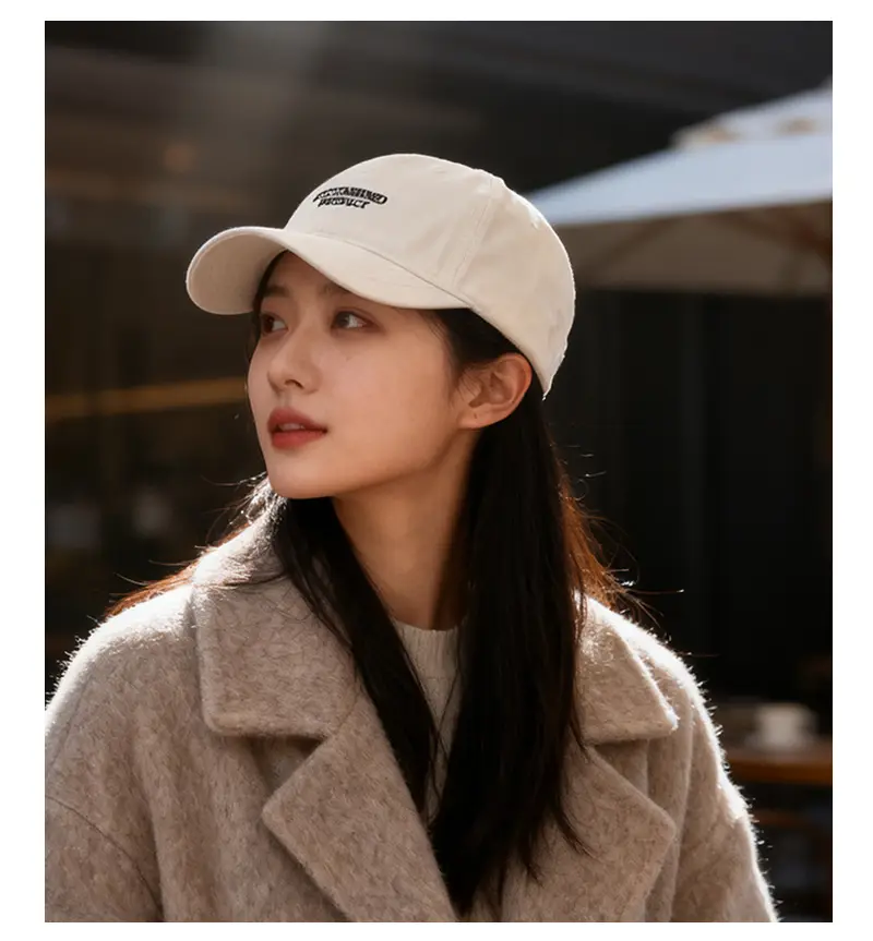 Korean Letter Embroidered Baseball Cap for Women — feature 12