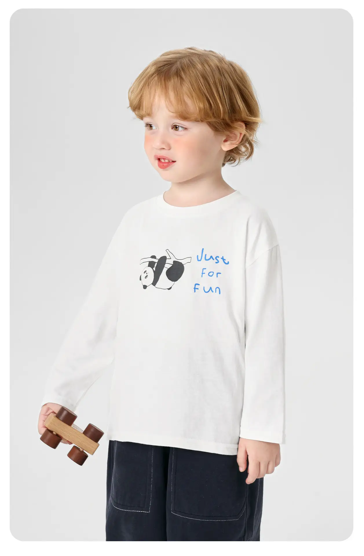 Right European Boys Cartoon Long Sleeve T-Shirt White — feature 18