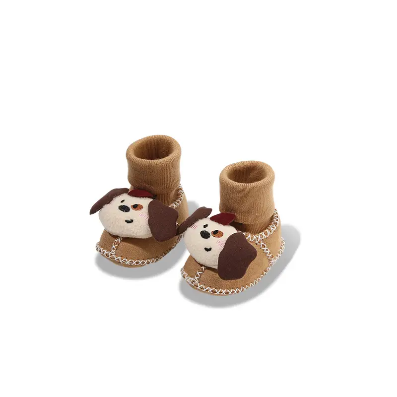 Warm Fleece Lined Newborn Baby Shoes 3 Pair