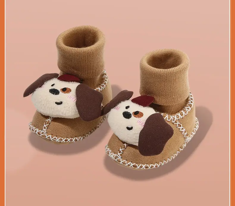 Warm Fleece Lined Newborn Baby Shoes 3 Pair — feature 24