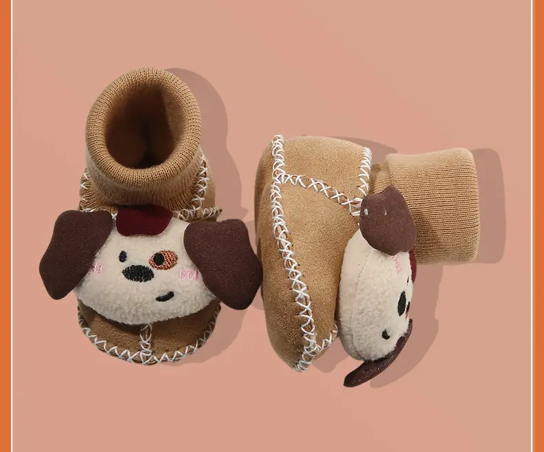Warm Fleece Lined Newborn Baby Shoes 3 Pair — feature 25