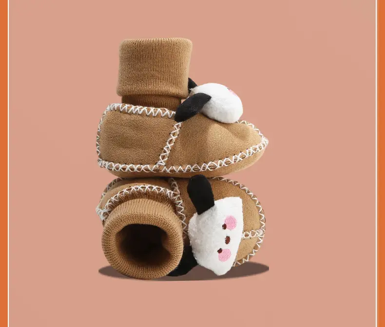 Warm Fleece Lined Newborn Baby Shoes 3 Pair — feature 26