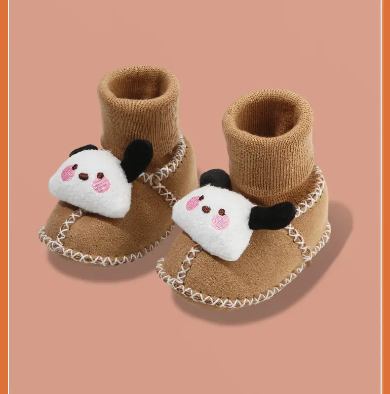 Warm Fleece Lined Newborn Baby Shoes 3 Pair — feature 27