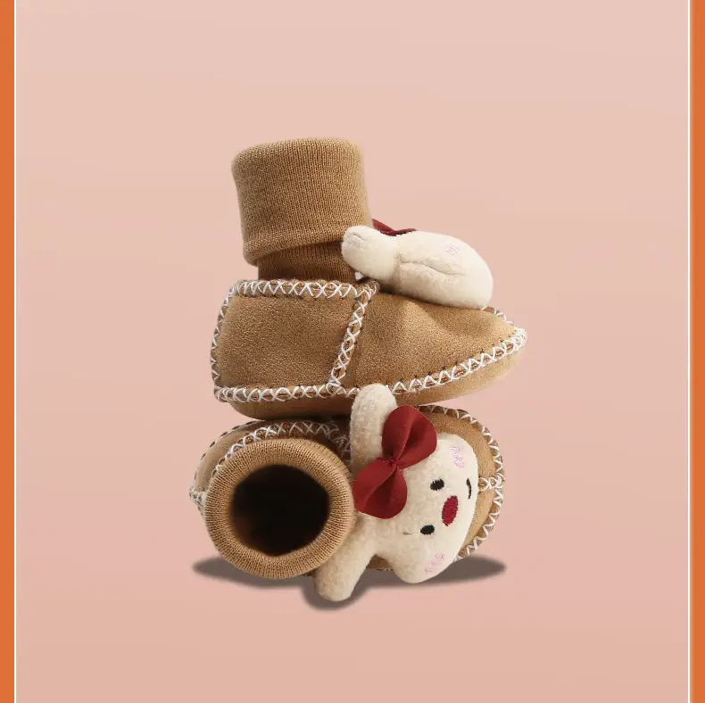 Warm Fleece Lined Newborn Baby Shoes 3 Pair — feature 35