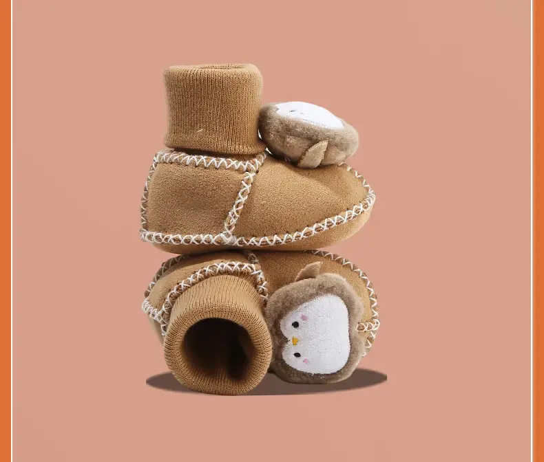 Warm Fleece Lined Newborn Baby Shoes 3 Pair — feature 38