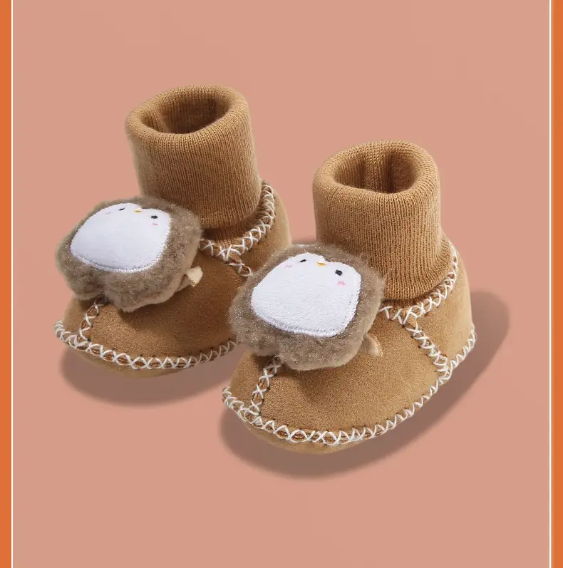 Warm Fleece Lined Newborn Baby Shoes 3 Pair — feature 39