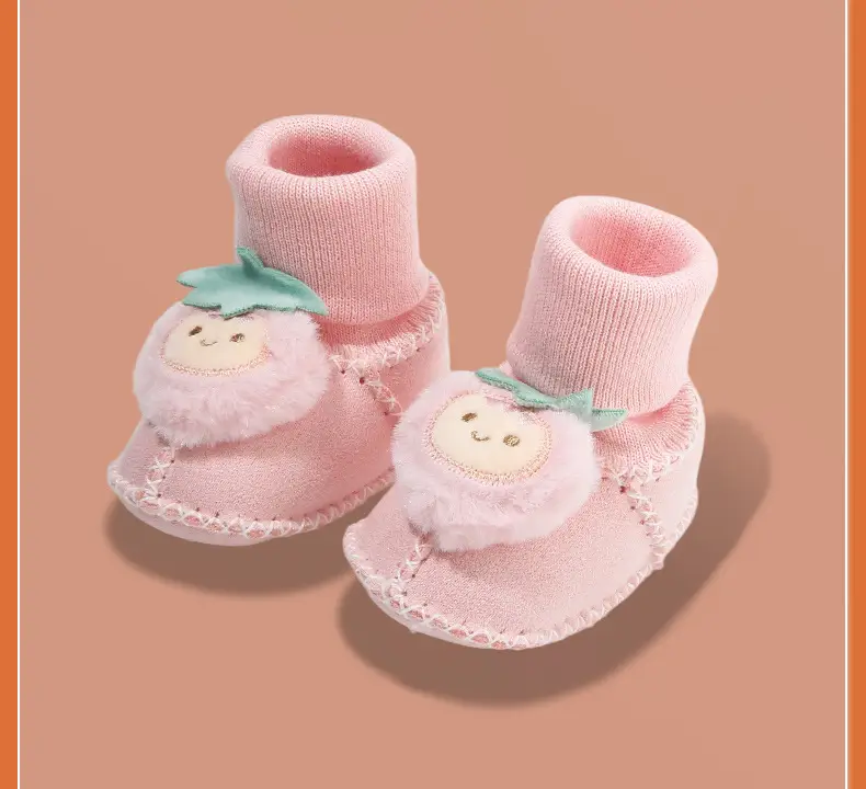 Warm Fleece Lined Newborn Baby Shoes 3 Pair — feature 42