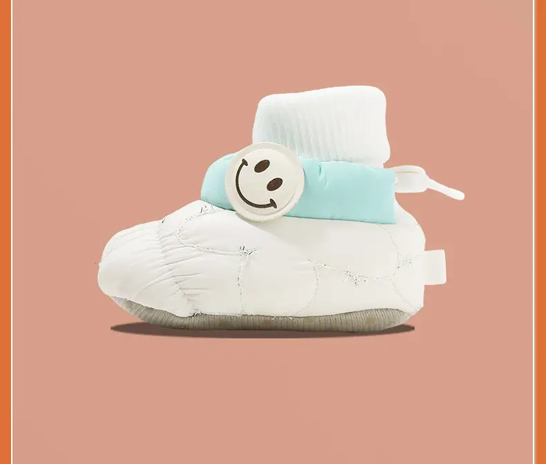 Winter Newborn Baby Shoes and Socks, Infant Girls' Shoes, Newborn Shoes, Warm Cotton Shoes, Fleece-Lined Soft Soles, Autumn and Winter — feature 26