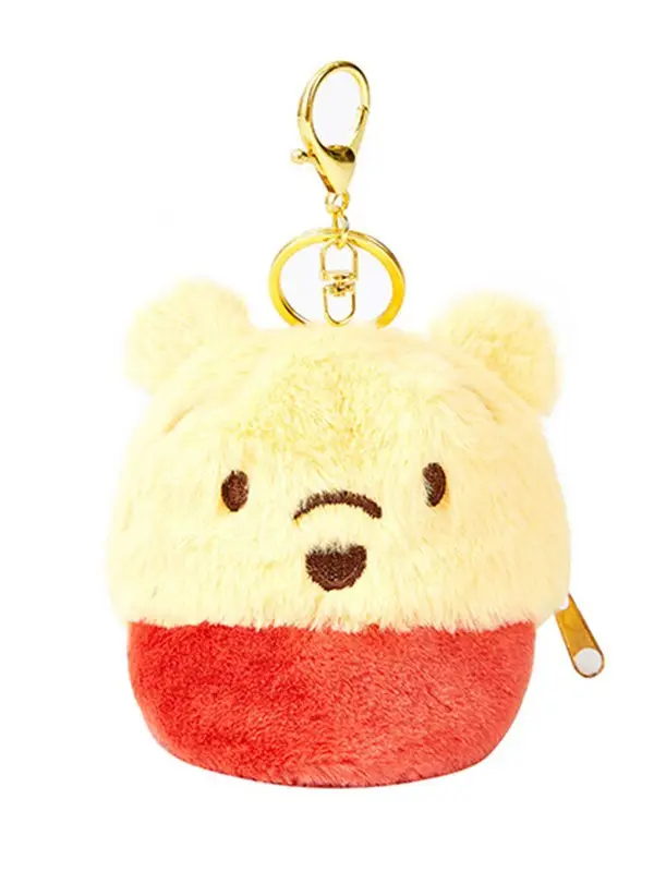 Winnie the Pooh Keychain with Red Bottom & Gold Keychain Ring - Image 7