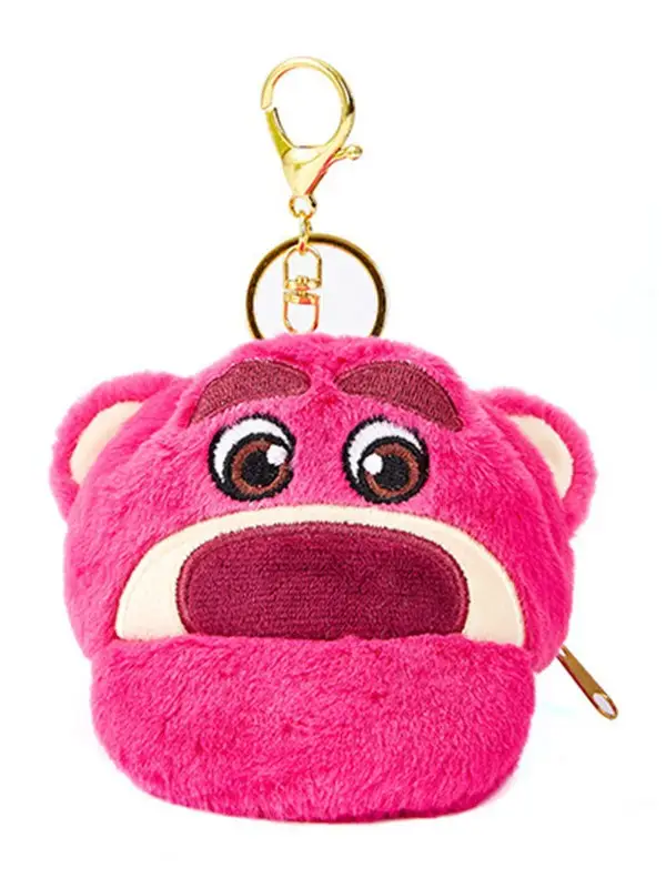 Winnie the Pooh Keychain with Red Bottom & Gold Keychain Ring - Image 8