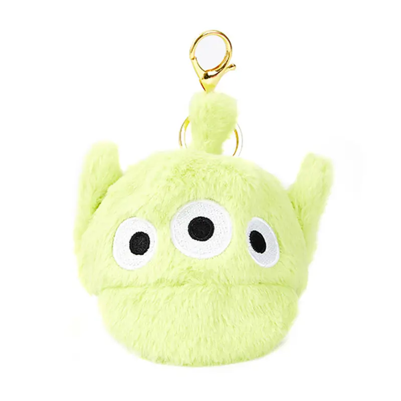 Winnie the Pooh Keychain with Red Bottom & Gold Keychain Ring - Image 2
