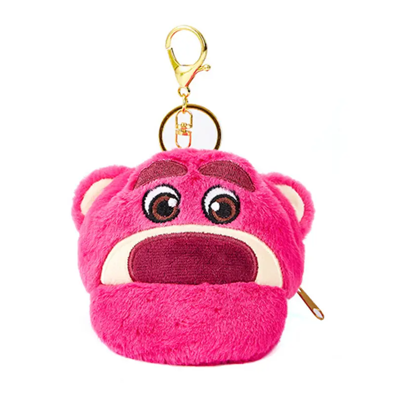 Winnie the Pooh Keychain with Red Bottom & Gold Keychain Ring - Image 4