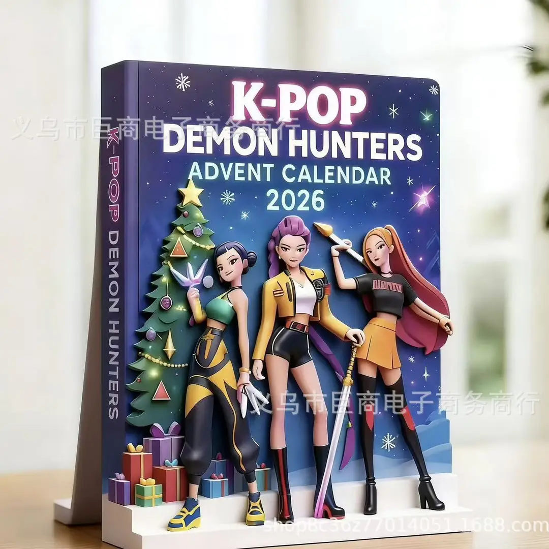 2026 Cross-Border Hot-Selling New Products Multi-Series Countdown Calendar Blind Box Decorative Flat Acrylic Pendant Gift