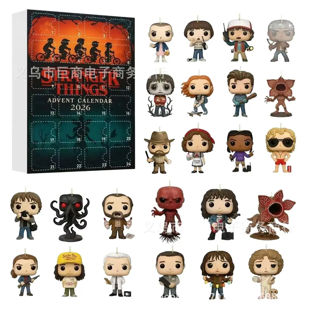 2026 Cross-Border Hot-Selling New Products Multi-Series Countdown Calendar Blind Box Decorative Flat Acrylic Pendant Gift