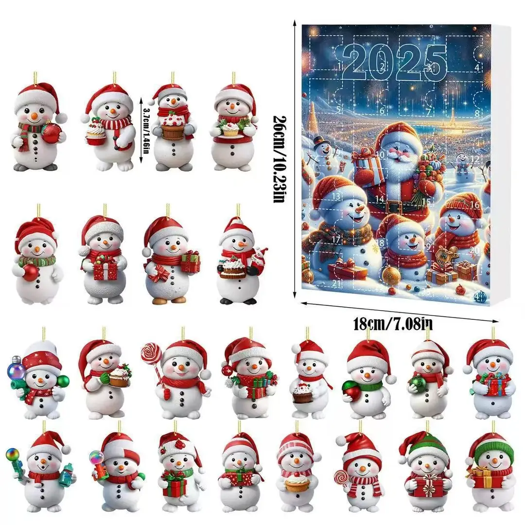 2026 Cross-Border Hot-Selling New Products Multi-Series Countdown Calendar Blind Box Decorative Flat Acrylic Pendant Gift — feature 10
