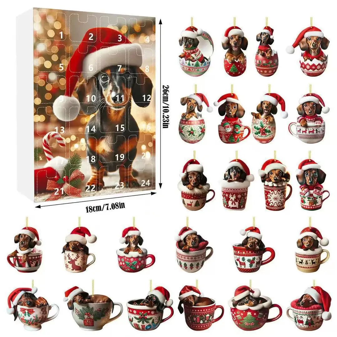 2026 Cross-Border Hot-Selling New Products Multi-Series Countdown Calendar Blind Box Decorative Flat Acrylic Pendant Gift — feature 14