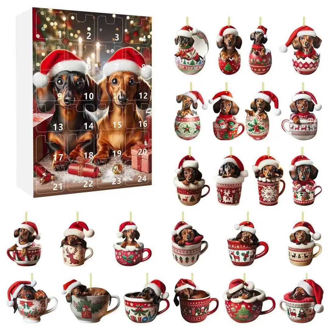 2026 Cross-Border Hot-Selling New Products Multi-Series Countdown Calendar Blind Box Decorative Flat Acrylic Pendant Gift — feature 16