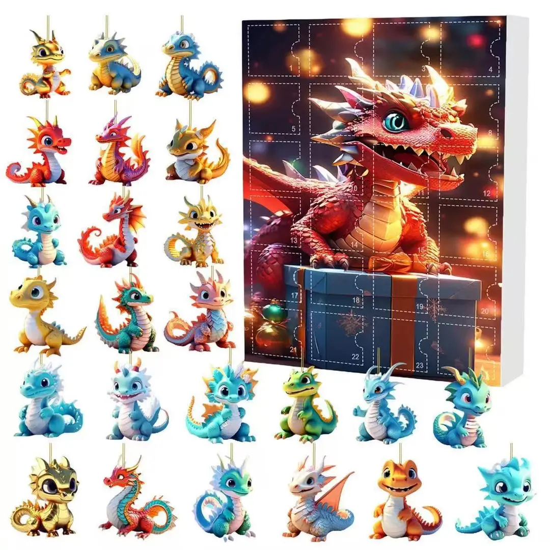 2026 Cross-Border Hot-Selling New Products Multi-Series Countdown Calendar Blind Box Decorative Flat Acrylic Pendant Gift — feature 3