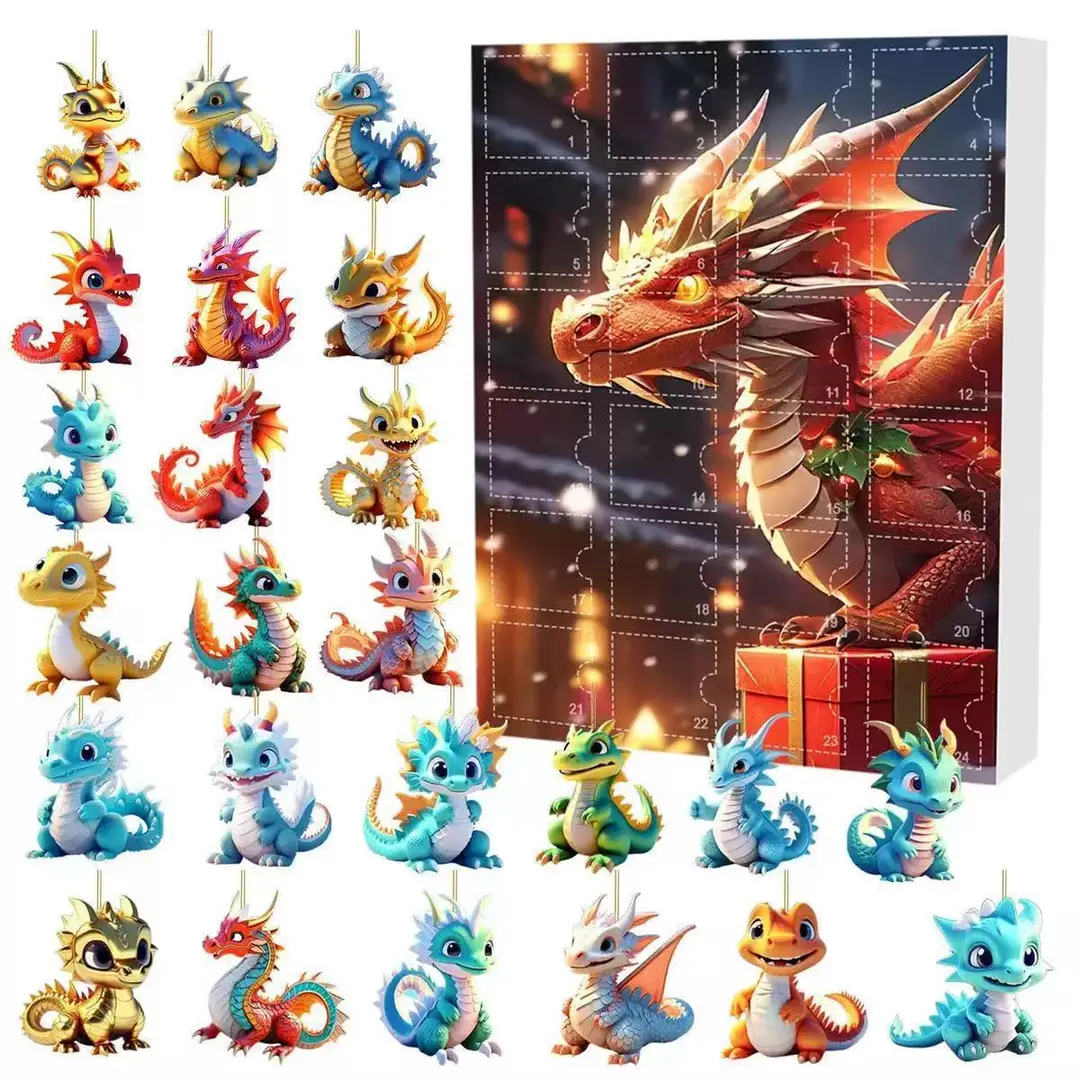 2026 Cross-Border Hot-Selling New Products Multi-Series Countdown Calendar Blind Box Decorative Flat Acrylic Pendant Gift — feature 4