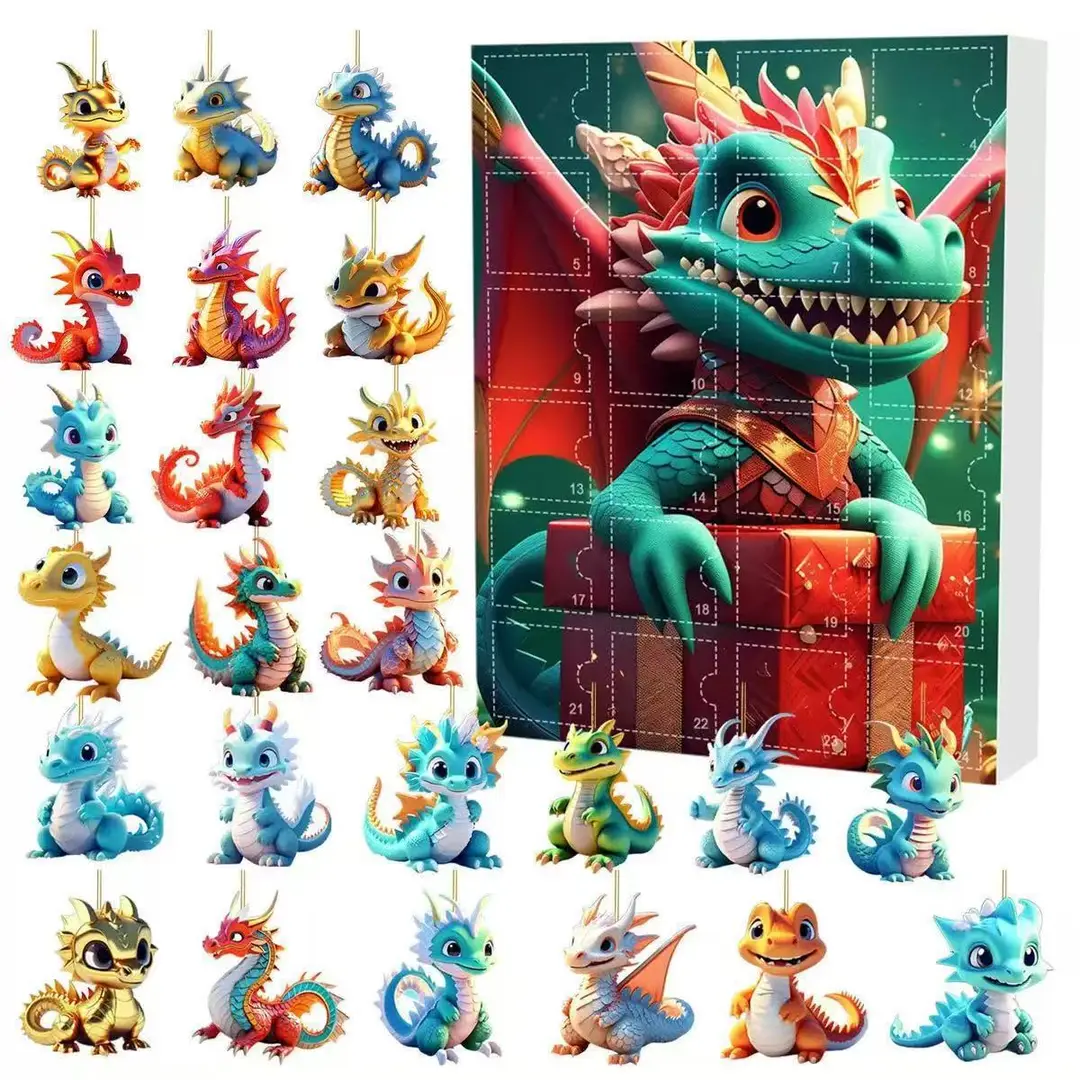 2026 Cross-Border Hot-Selling New Products Multi-Series Countdown Calendar Blind Box Decorative Flat Acrylic Pendant Gift — feature 6