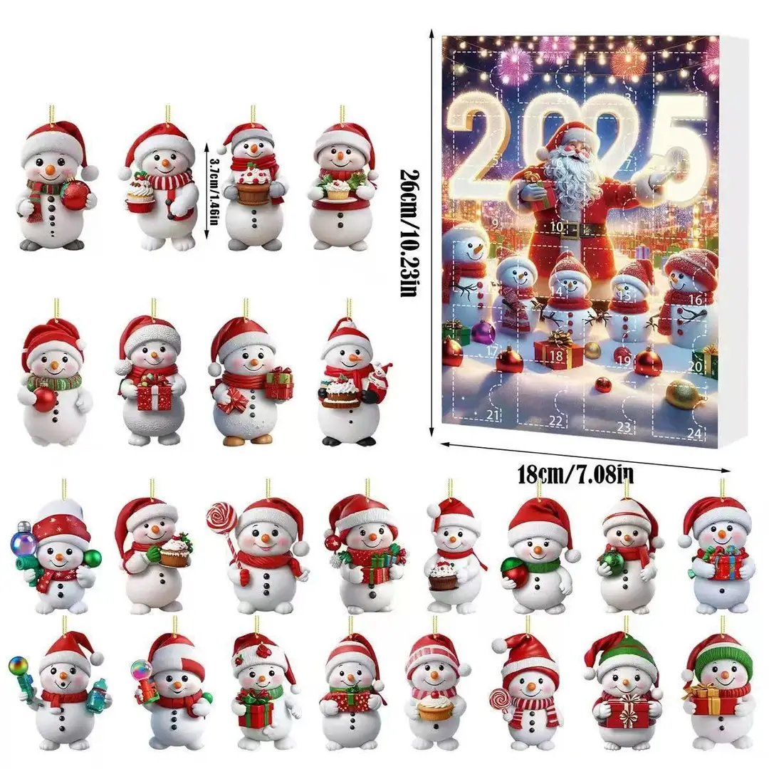 2026 Cross-Border Hot-Selling New Products Multi-Series Countdown Calendar Blind Box Decorative Flat Acrylic Pendant Gift — feature 8