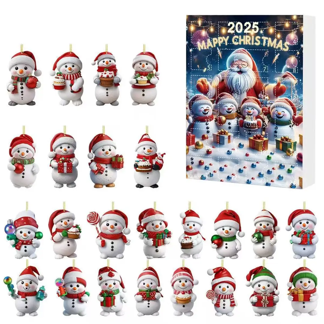2026 Cross-Border Hot-Selling New Products Multi-Series Countdown Calendar Blind Box Decorative Flat Acrylic Pendant Gift — feature 9