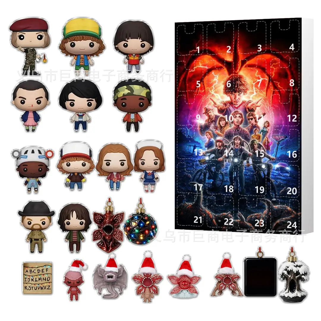 2026 Cross-Border Hot-Selling New Products Multi-Series Countdown Calendar Blind Box Decorative Flat Acrylic Pendant Gift