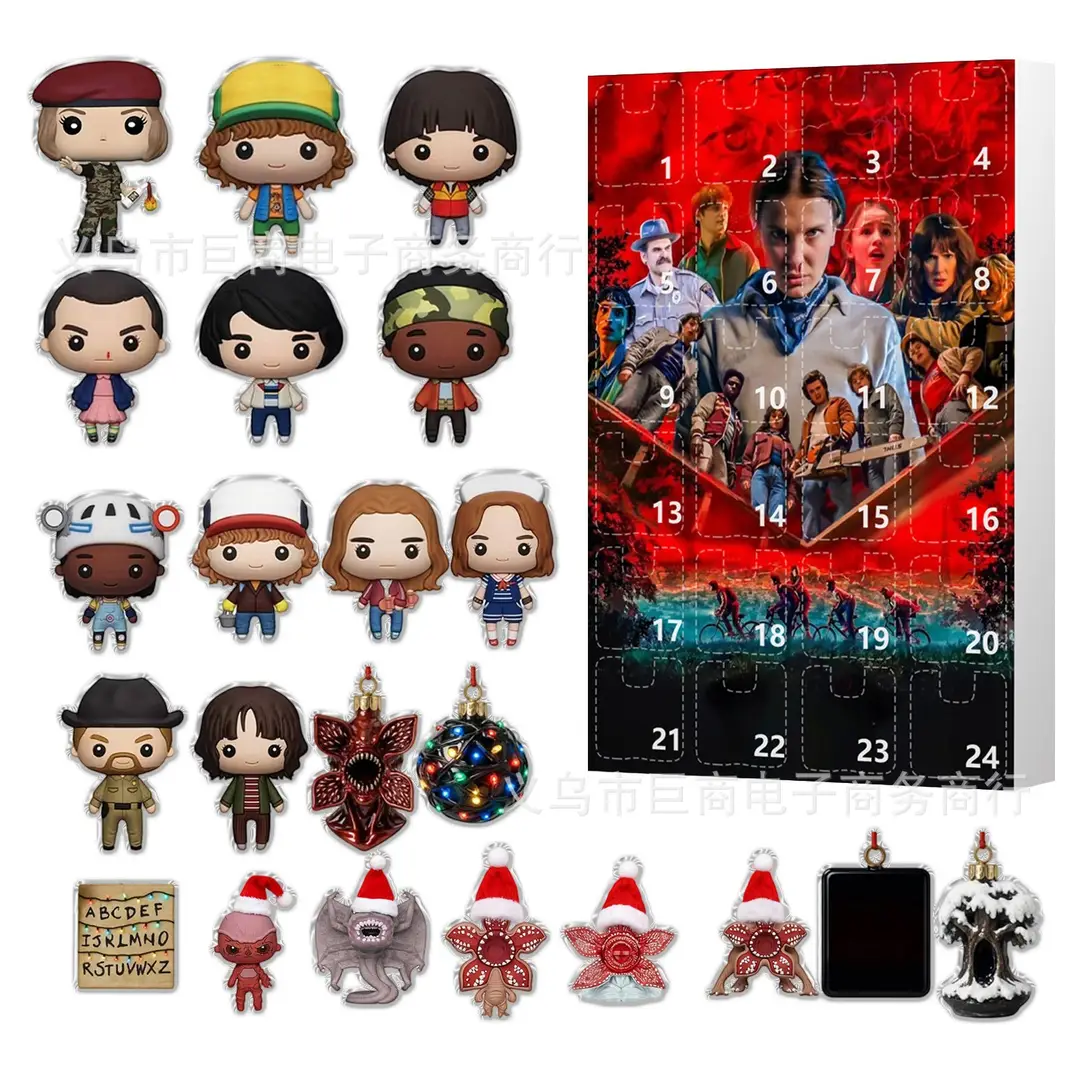 2026 Cross-Border Hot-Selling New Products Multi-Series Countdown Calendar Blind Box Decorative Flat Acrylic Pendant Gift