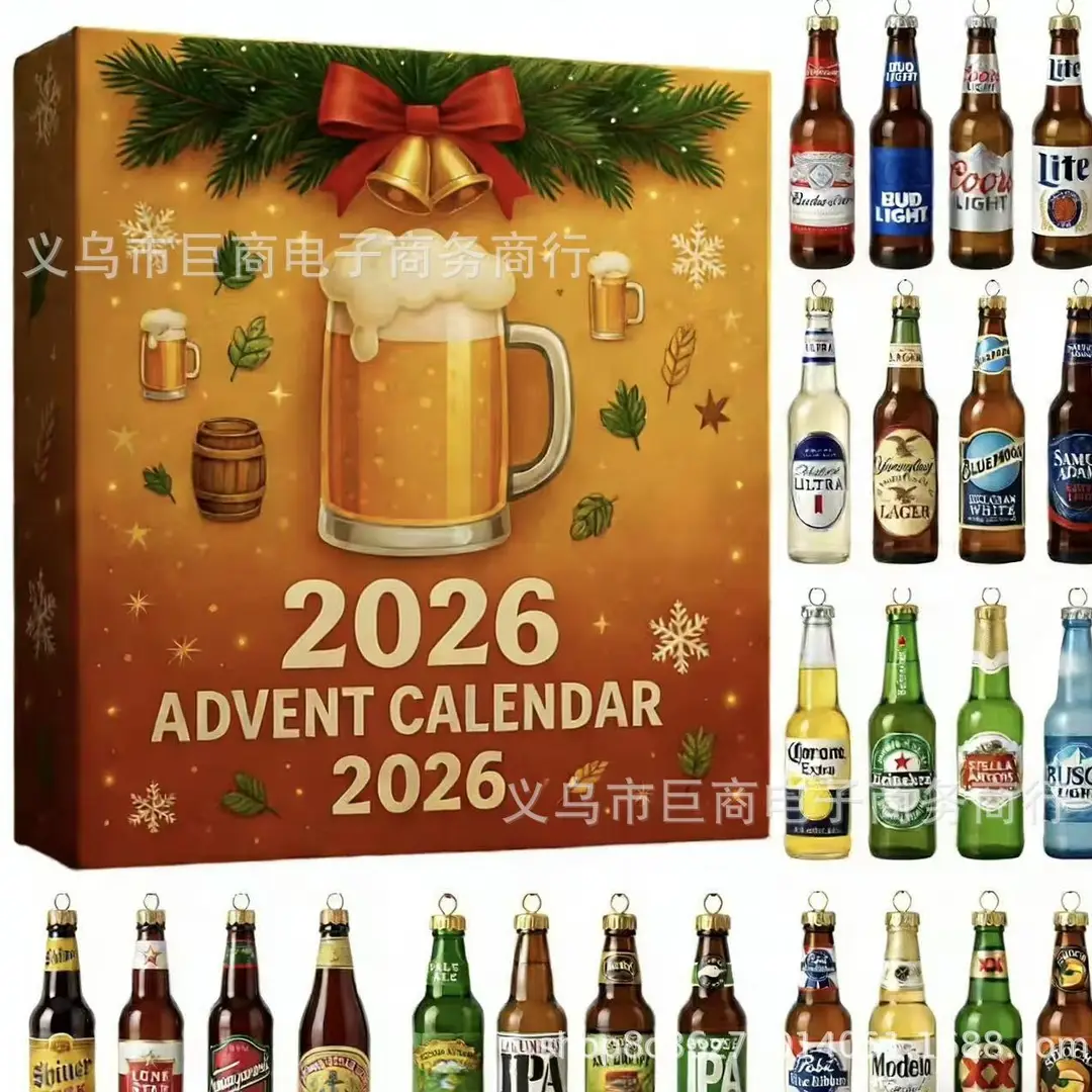 2026 Cross-Border Hot-Selling New Products Multi-Series Countdown Calendar Blind Box Decorative Flat Acrylic Pendant Gift
