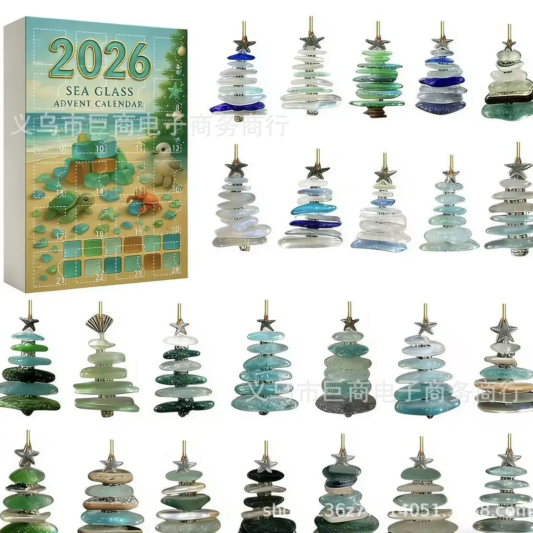 2026 Cross-Border Hot-Selling New Products Multi-Series Countdown Calendar Blind Box Decorative Flat Acrylic Pendant Gift
