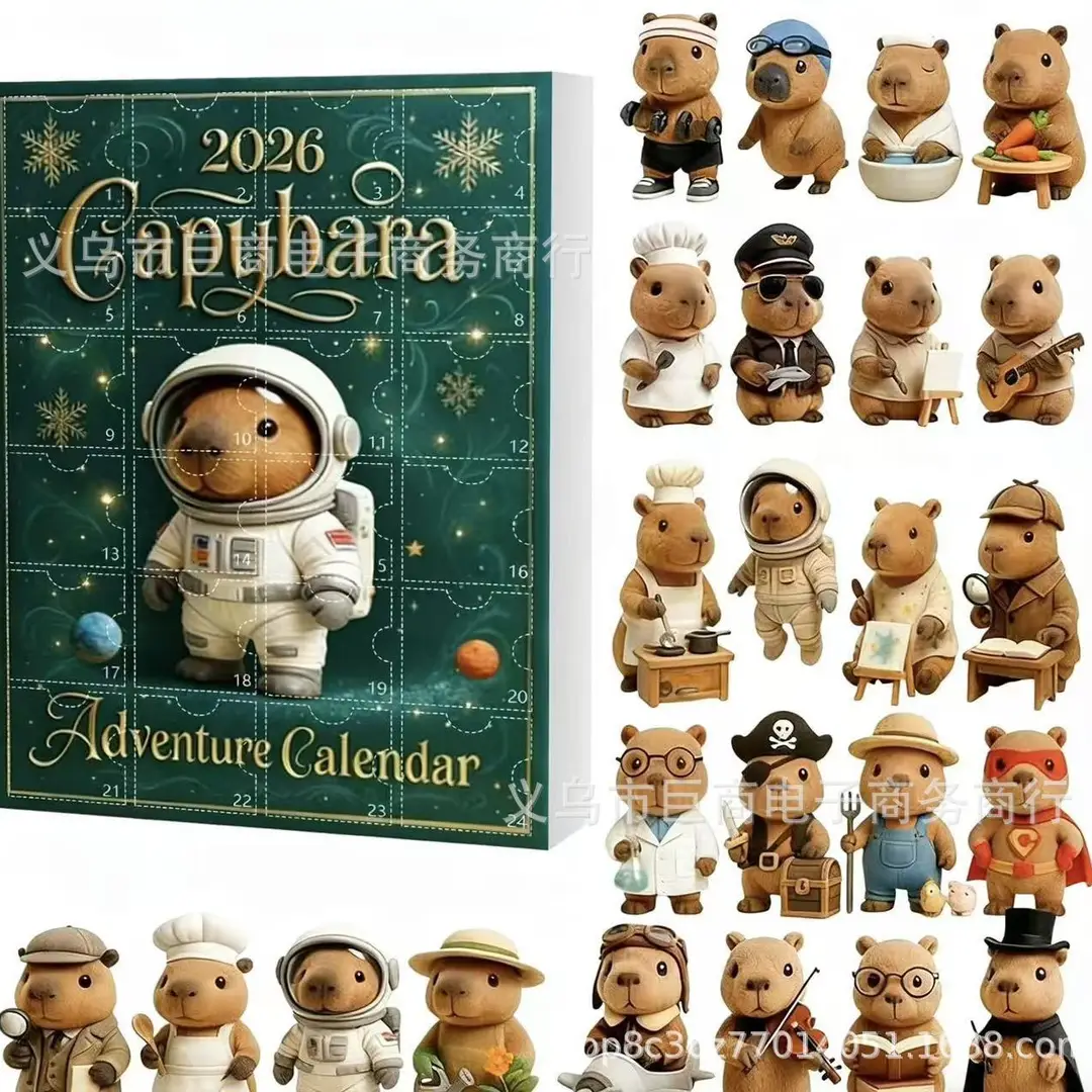 2026 Cross-Border Hot-Selling New Products Multi-Series Countdown Calendar Blind Box Decorative Flat Acrylic Pendant Gift