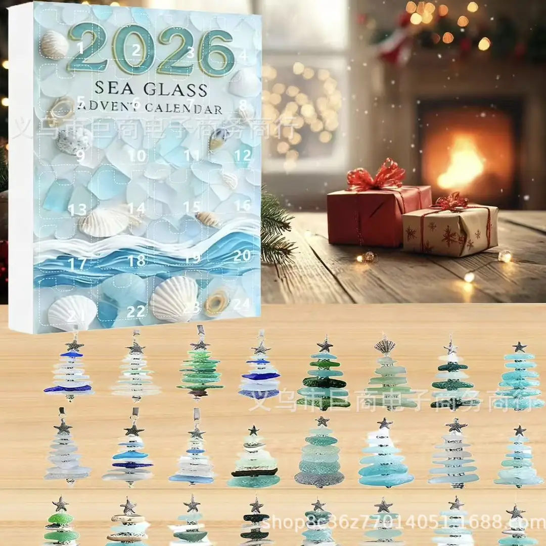 2026 Cross-Border Hot-Selling New Products Multi-Series Countdown Calendar Blind Box Decorative Flat Acrylic Pendant Gift