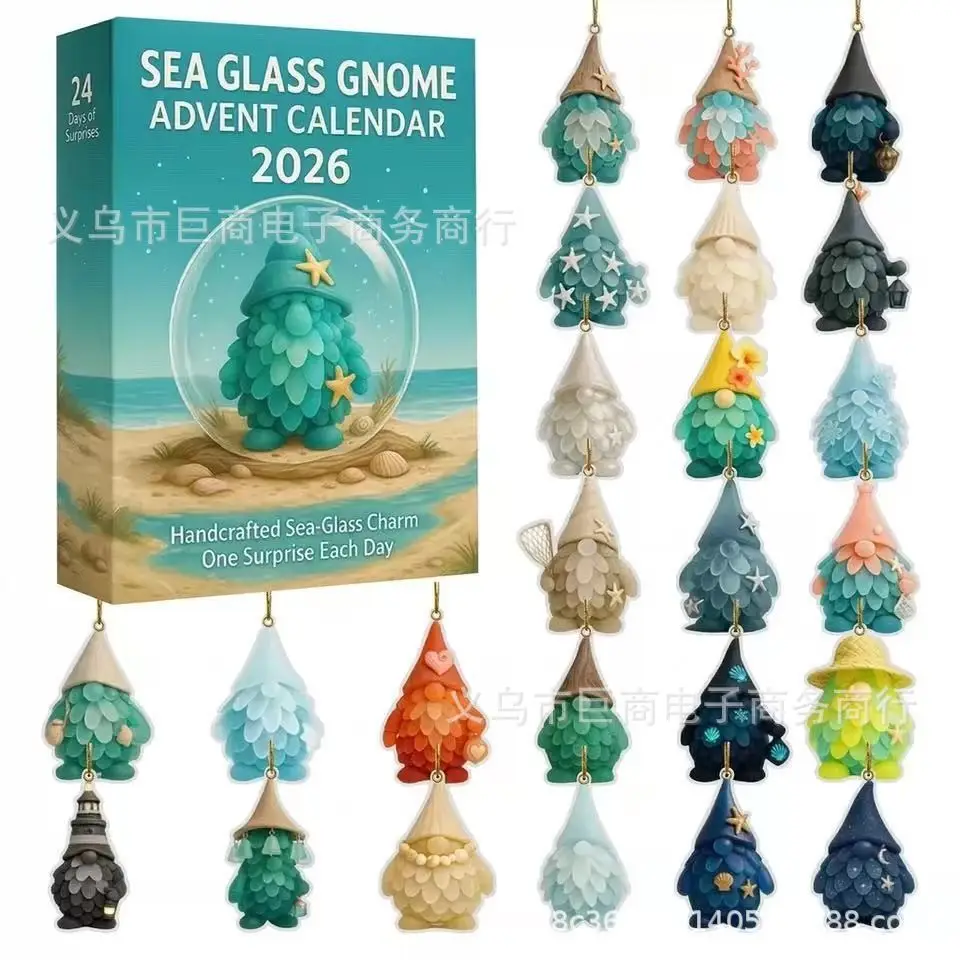 2026 Cross-Border Hot-Selling New Products Multi-Series Countdown Calendar Blind Box Decorative Flat Acrylic Pendant Gift