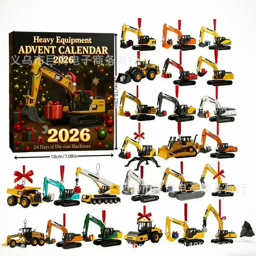 2026 Cross-Border Hot-Selling New Products Multi-Series Countdown Calendar Blind Box Decorative Flat Acrylic Pendant Gift