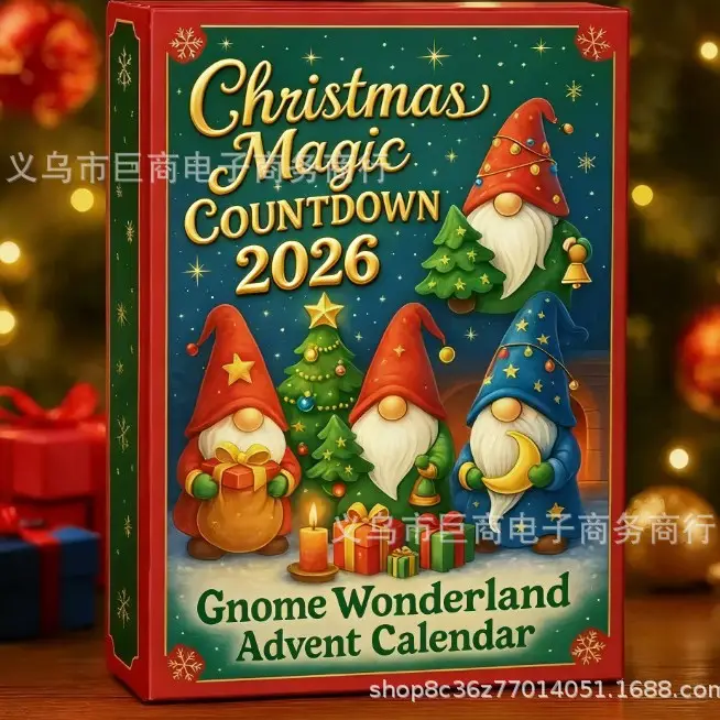 2026 Cross-Border Hot-Selling New Products Multi-Series Countdown Calendar Blind Box Decorative Flat Acrylic Pendant Gift