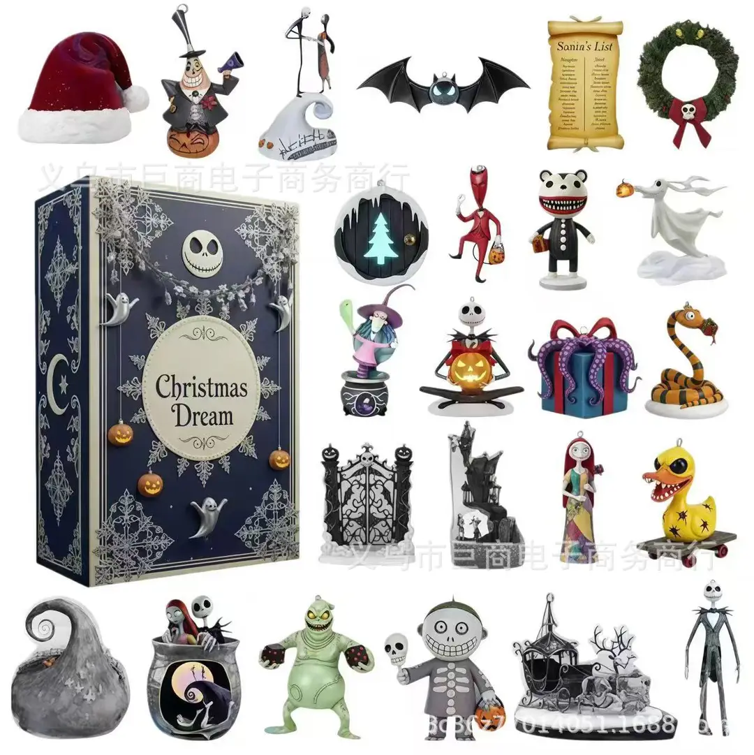 2026 Cross-Border Hot-Selling New Products Multi-Series Countdown Calendar Blind Box Decorative Flat Acrylic Pendant Gift