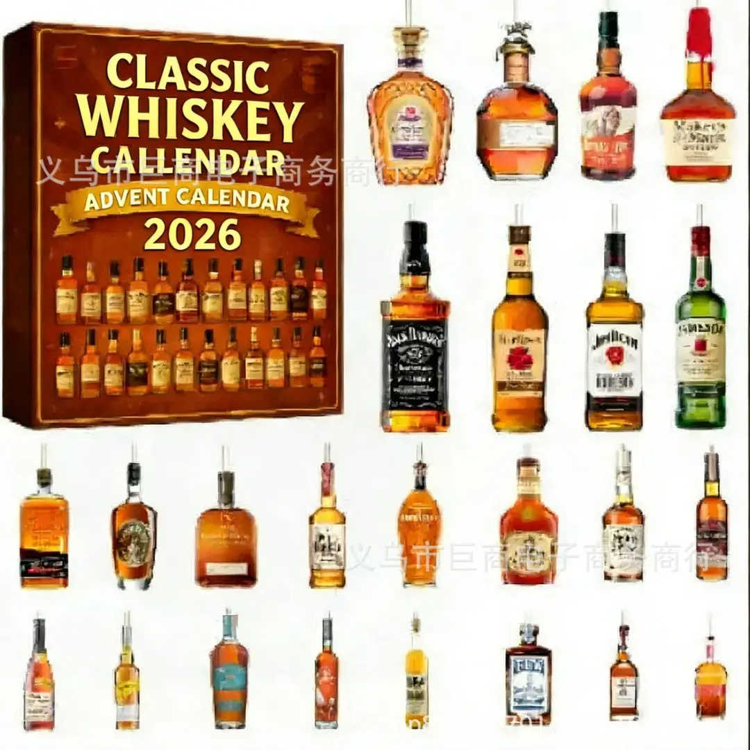 2026 Cross-Border Hot-Selling New Products Multi-Series Countdown Calendar Blind Box Decorative Flat Acrylic Pendant Gift