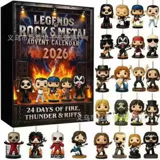 2026 Cross-Border Hot-Selling New Products Multi-Series Countdown Calendar Blind Box Decorative Flat Acrylic Pendant Gift