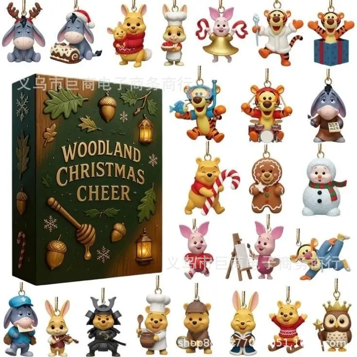 2026 Cross-Border Hot-Selling New Products Multi-Series Countdown Calendar Blind Box Decorative Flat Acrylic Pendant Gift