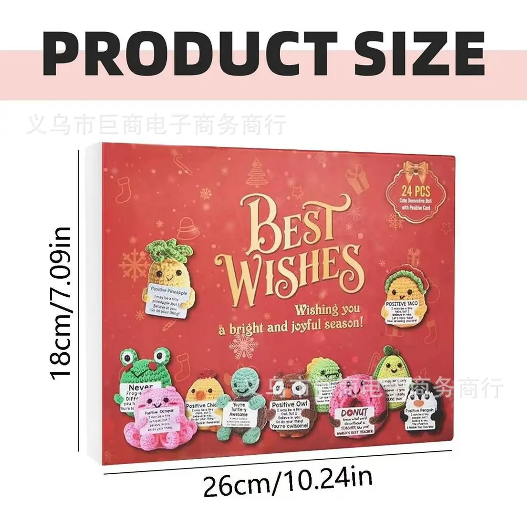 2026 Cross-Border Hot-Selling New Products Multi-Series Countdown Calendar Blind Box Decorative Flat Acrylic Pendant Gift